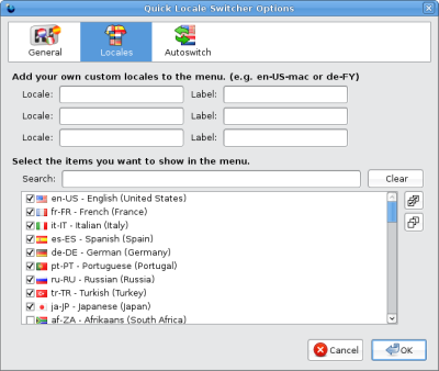 Image:Quick Locale Switcher Options.png